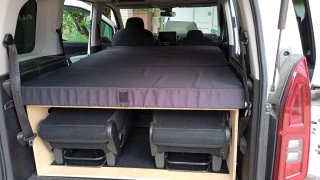 Mueble camper + colchón Berlingo