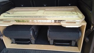 Mueble camper + colchón Berlingo