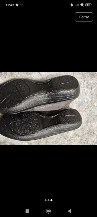 Zapatos planos grises mujer