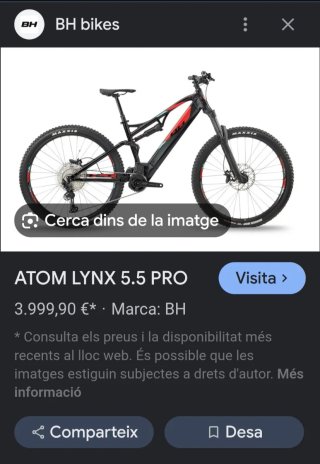 Bicicleta Eléctrica BH ATOM LINX PRO 5.5