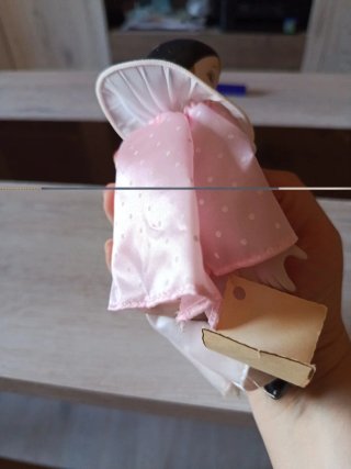 Figura de porcelana rosa