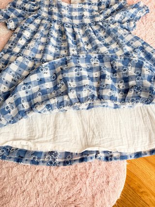 Vestido cuadros niña Mayoral