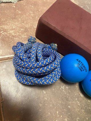 Pack deporte: Cuerda, Bloque, Rodillo y Pelotas
