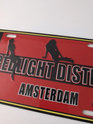 Chapa Metal Barrio Rojo Amsterdam XXX