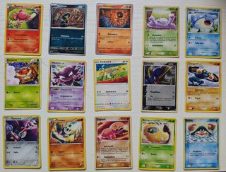 Lotto 15 carte Pokemon illustrate Tomokazu Komiya