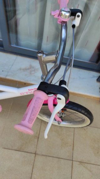 Bicicleta niña Btwin rosa 16
