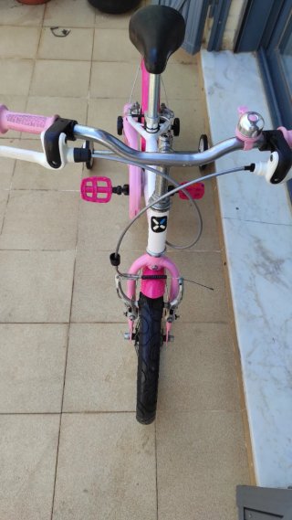 Bicicleta niña Btwin rosa 16