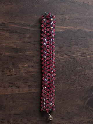 Bracciale Styria Wristlet - Velvet and Onyx