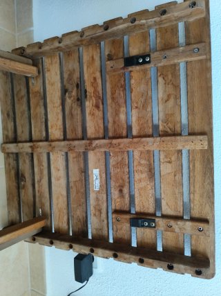 Mesa plegable madera exterior terraza