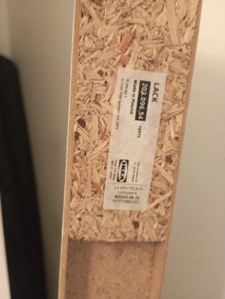 Estantería blanca de madera
