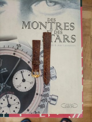 Correa de cocodrilo para reloj