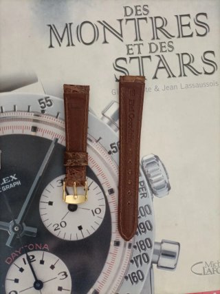 Correa de cocodrilo para reloj