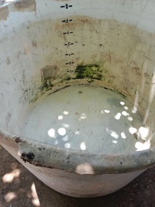 Bidón agua pulverizar 900L.