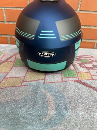 Casco Moto Jet HJC Azul