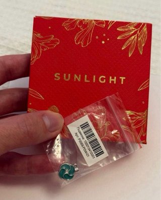 Colgante Sunlight / Charm Plata y Turquesa new