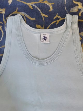 Set 2 canotte Petit Bateau cotone tg. 14 anni