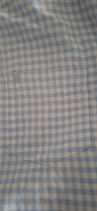Camisa cuadros vichy azul claro Pedro del Hierro