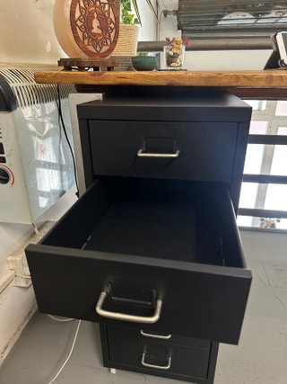 Cajonera Negra Helmer