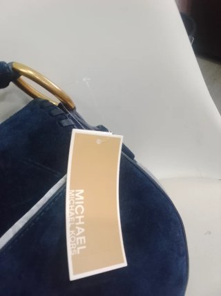 Bolso Michael Kors Ante Azul Nuevo
