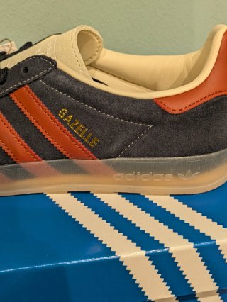 Adidas Gazelle Indoor Zapatillas Azul/Rojo Origina