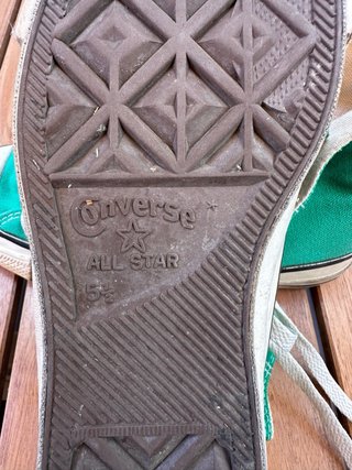 Converse Chuck 70 Made in USA Verdes años 90