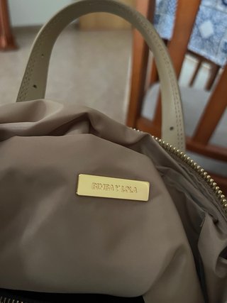 Bolso Bimba y Lola marrón y dorado
