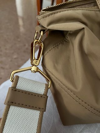 Bolso Bimba y Lola marrón y dorado