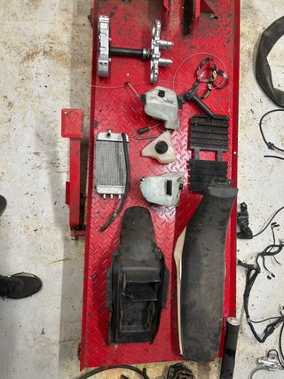 Despiece moto 49cc enduro/motocross