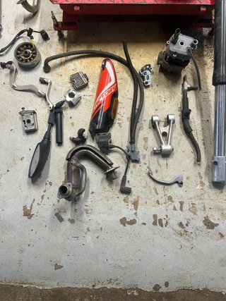 Despiece moto 49cc enduro/motocross