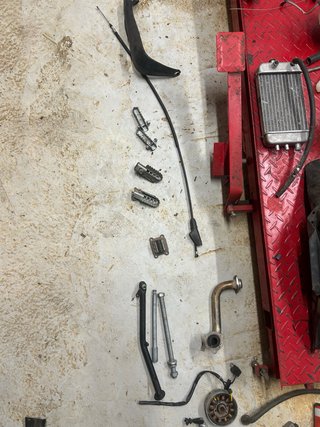 Despiece moto 49cc enduro/motocross