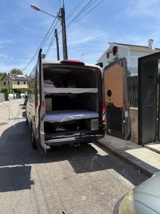 Ford Transit camperizada.