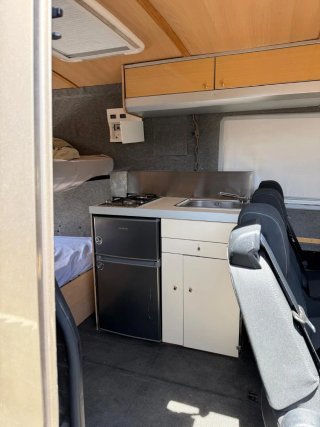 Ford Transit camperizada.