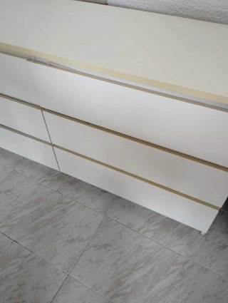 Cómoda Ikea 6 cajones blanca