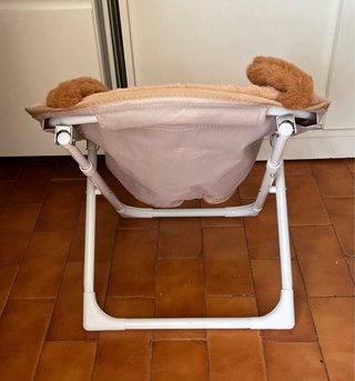 Silla plegable mascota con forma de perro