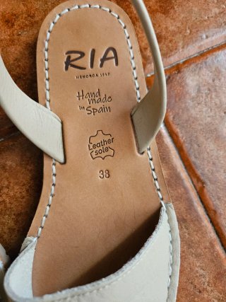 Sandalias Abarcas Menorquinas Ria Talla 38