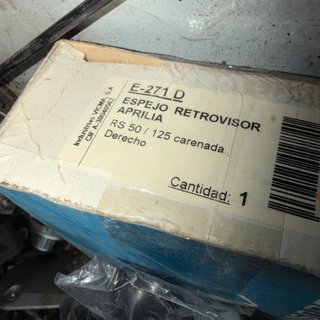 Espejo Derecho Aprilia RS50 Carenada