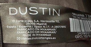 Camisa Dustin Negra Algodón Talla 3XL