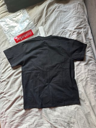 Camiseta Supreme Negra Talla S Nueva
