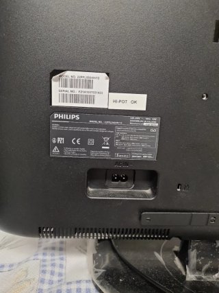 TV Philips Negra  22 pulgadas