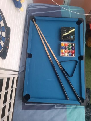 Mesa de billar Decathlon + Accesorios
