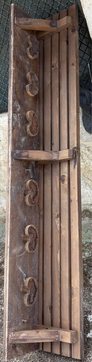 Perchero de madera 160 cm