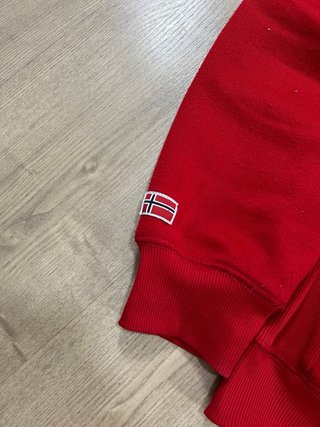 Sudadera Geographical Norway Roja