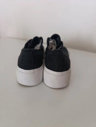 Zapatillas H&M Tela Plataforma Talla 36