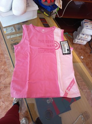 Camiseta Lotto Mujer Talla M Rosa