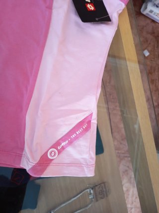 Camiseta Lotto Mujer Talla M Rosa