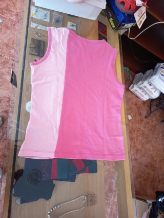 Camiseta Lotto Mujer Talla M Rosa