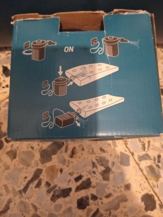 Colchón inflable con bomba eléctrica