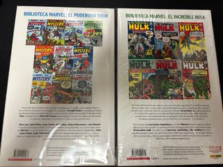 Biblioteca marvel los 4 fantásticos, hulk y thor