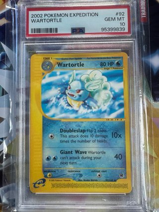 Wartortle 2002 PSA 10 Expedition