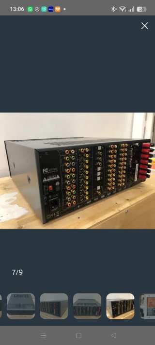 Arcam AVR600 Receptor AV Negro